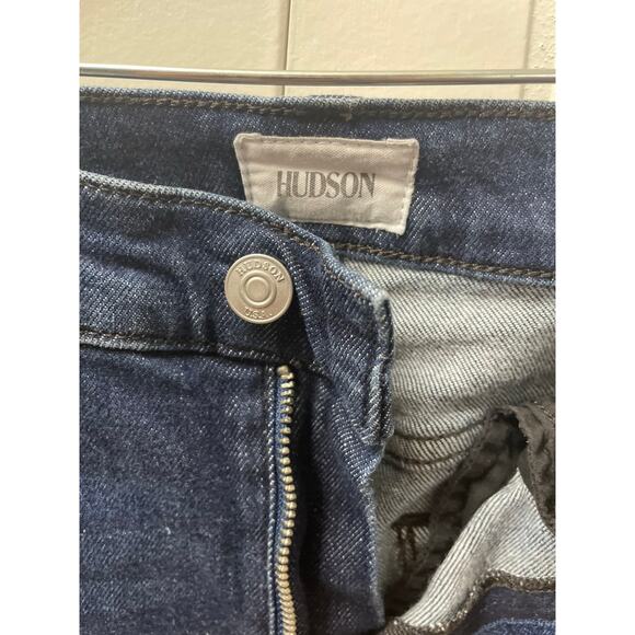 Women Hudson Tall Flared Dark Denim Jeans Size 24 - Picture 4 of 7